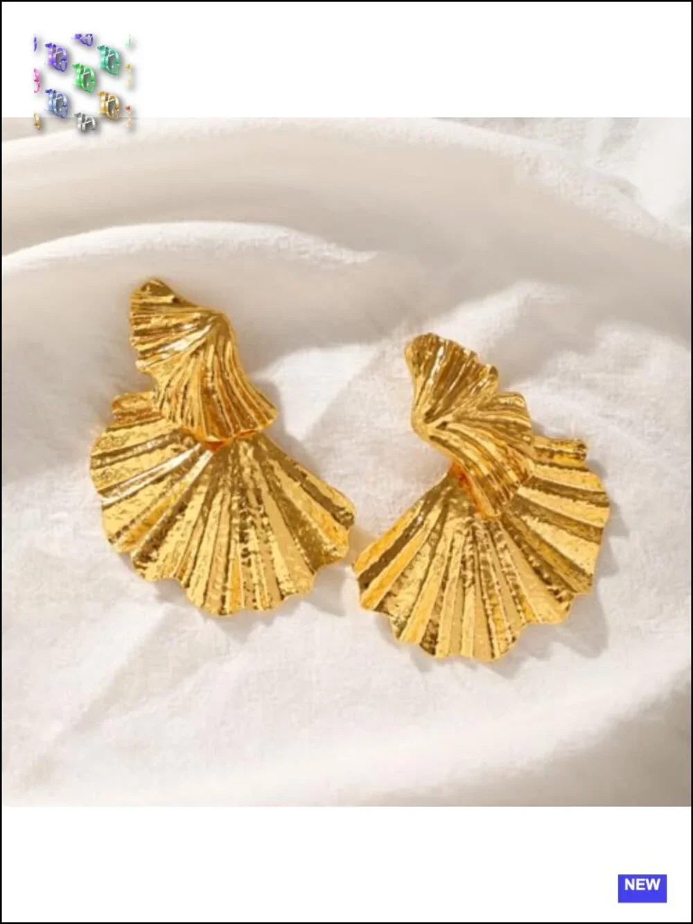 Geometric Dangle Earrings Chunky Big Thick Alloy Statement Drop Earrings Simple